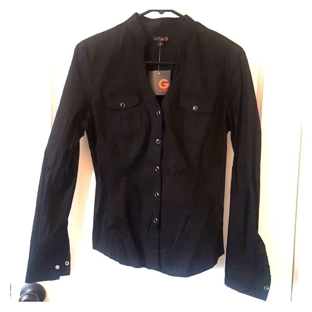 Snap button blouse
